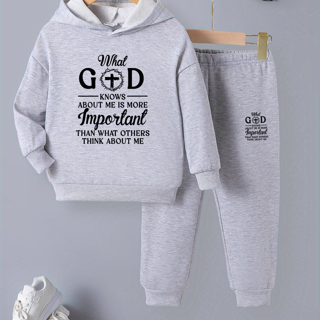 What God Knows About Me Is More Important Than What Others Think About Me Youth Christian Casual Outfit claimedbygoddesigns