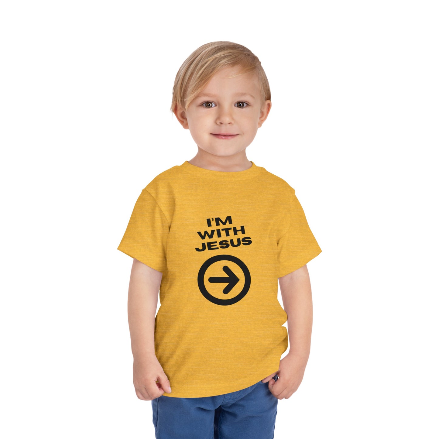 I'm With Jesus Christian Toddler T-Shirt