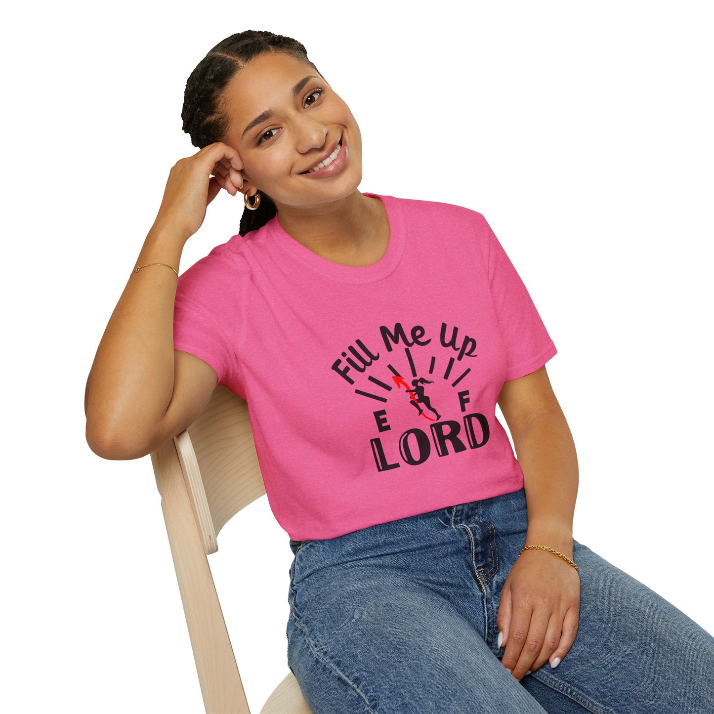 Fill Me Up Lord Funny Unisex Christian T-shirt