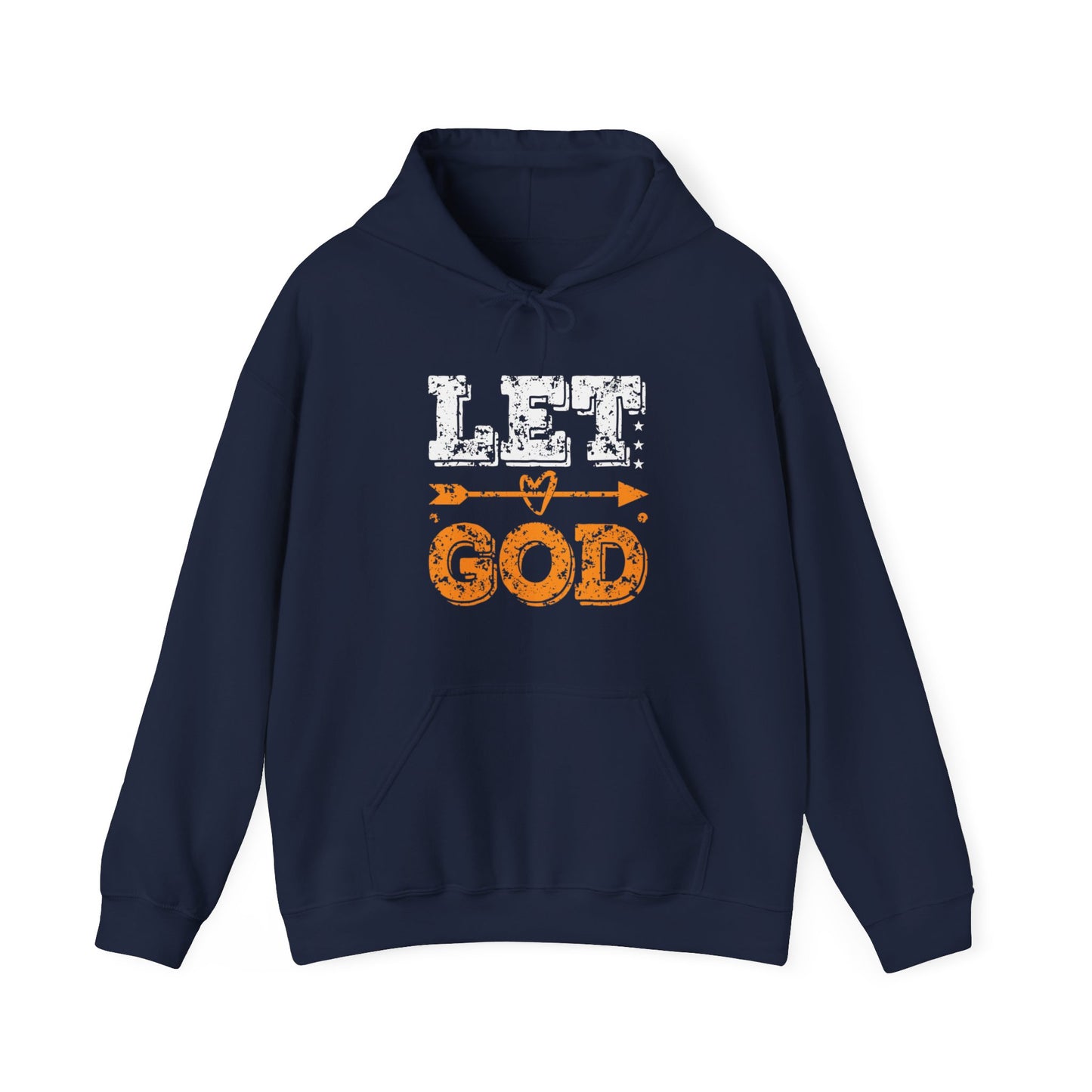 Let God Just Give It To God Unisex Christian Hooded Pullover Sweatshirt