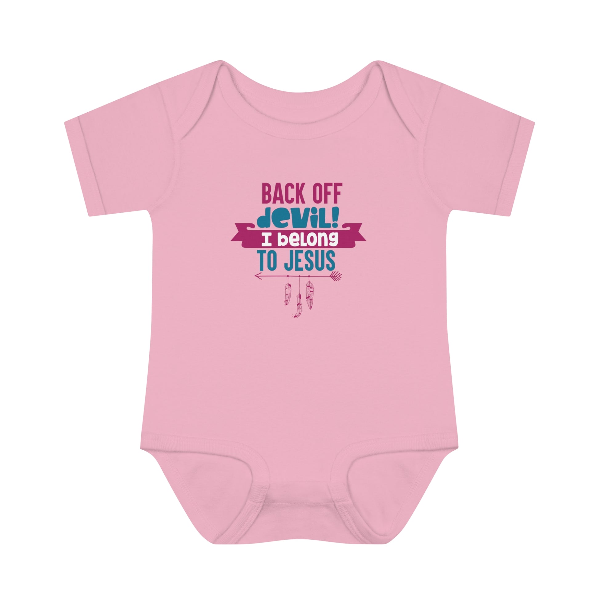 Back Off Devil I Belong To Jesus Christian Baby Onesie Printify