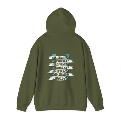 His Child Checklist Unisex Christian Hooded Pullover Sweatshirt