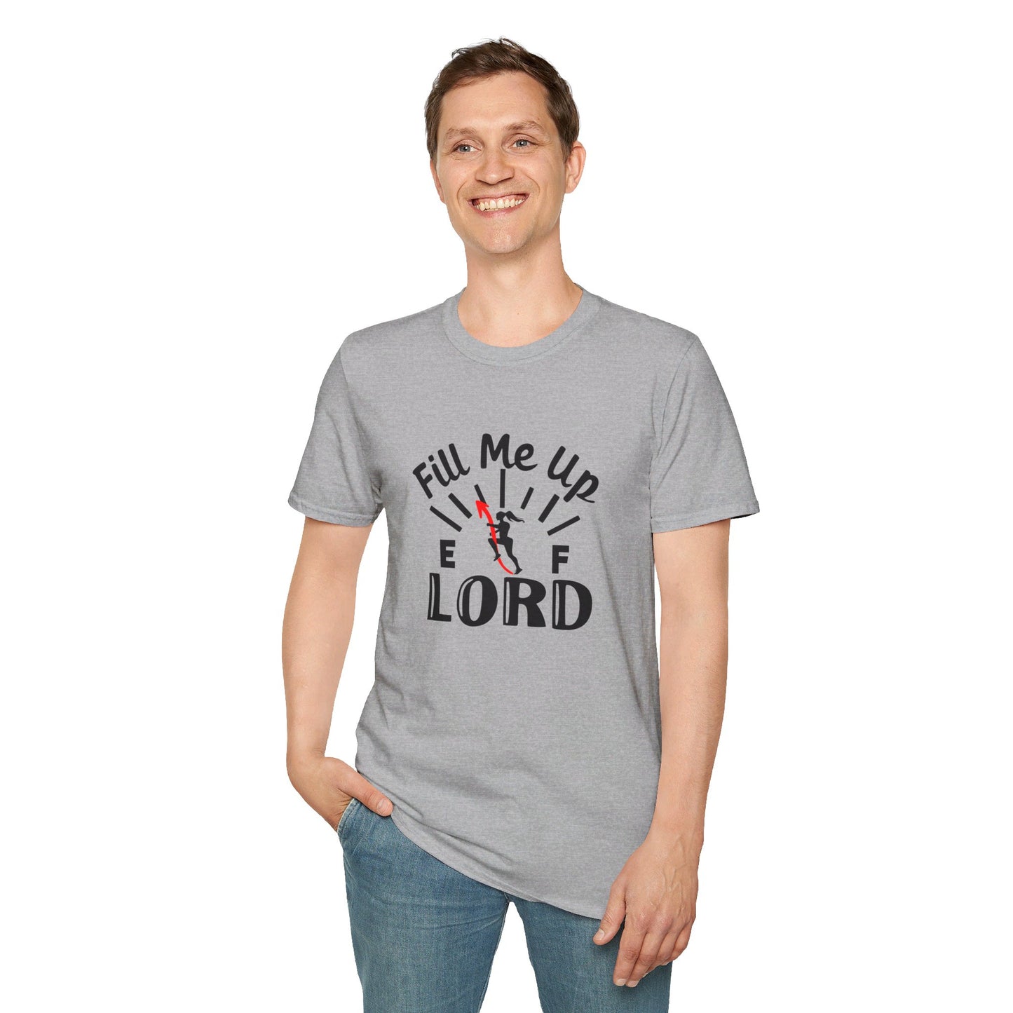 Fill Me Up Lord Funny Unisex Christian T-shirt