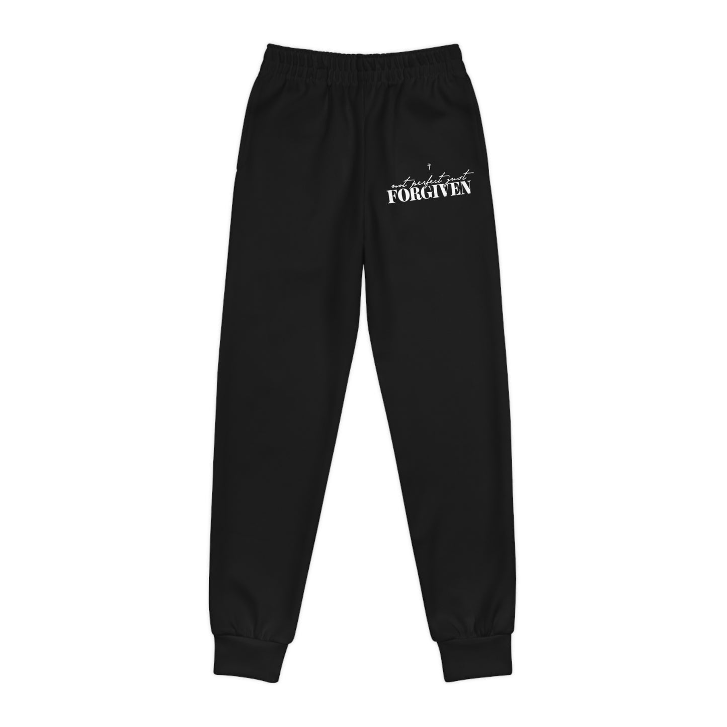 Not  Perfect Just Forgiven Youth Christian Sweatpants (Joggers)