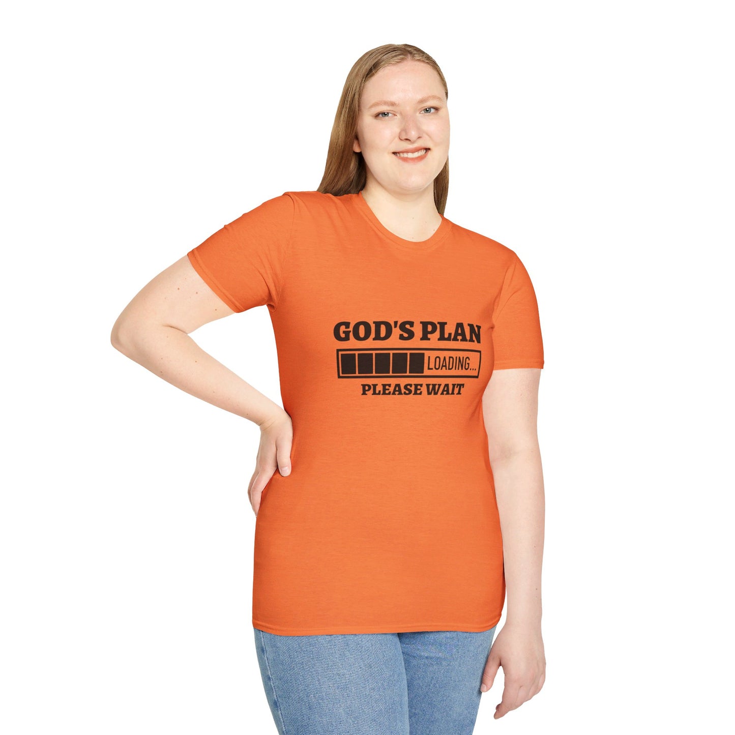 God's Plan Loading Unisex Christian T-shirt