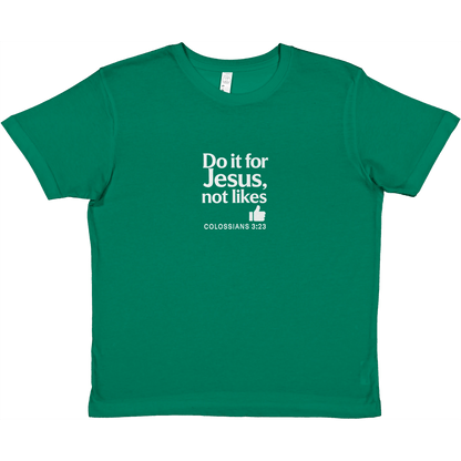 Do It For Him Youth Christian T-shirt - ClaimedbyGodDesigns