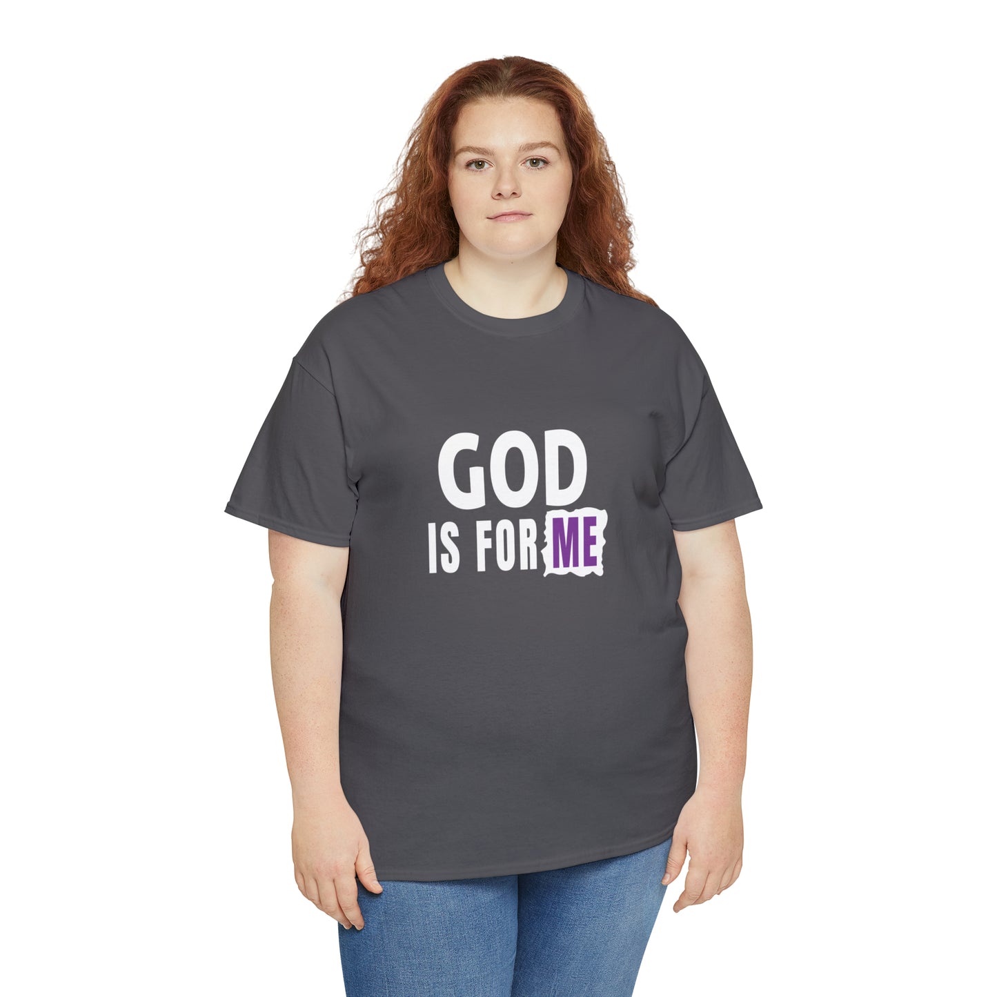 God Is For Me Unisex Heavy Cotton Tee Printify