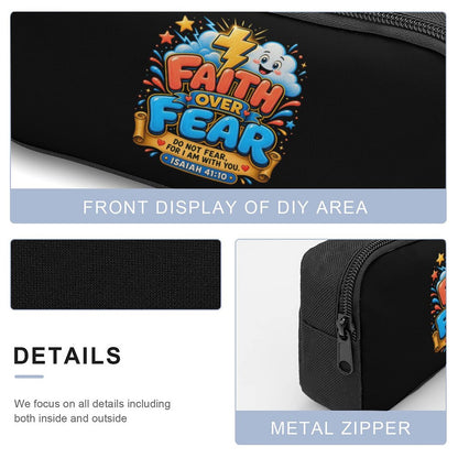 Faith Over Fear Christian 3 PCS Bag Set (Backpack, Lunch Bag and Pencil Case) - ClaimedbyGodDesigns