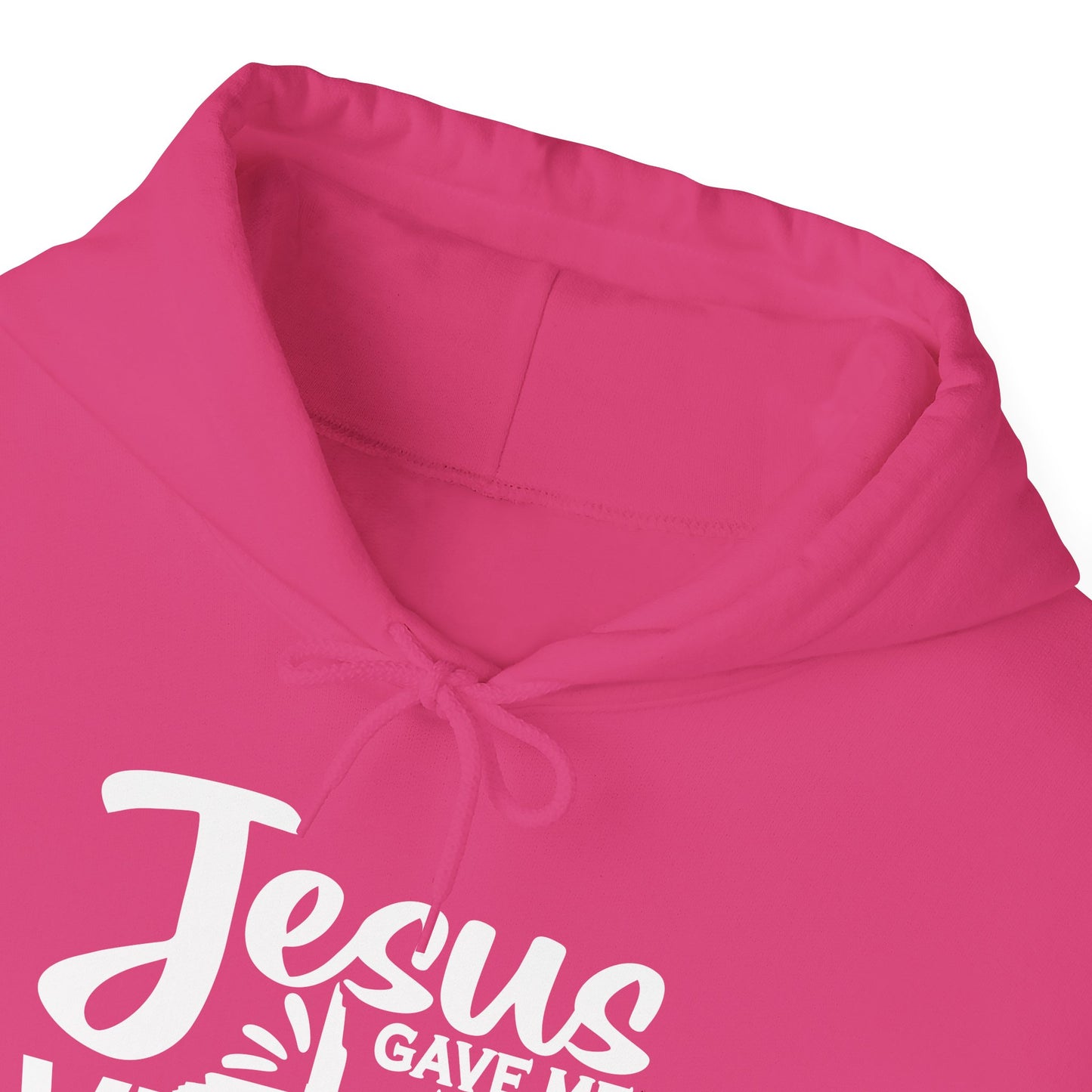 Jesus Gave Me The Victory Unisex Christian Hooded Pullover Sweatshirt