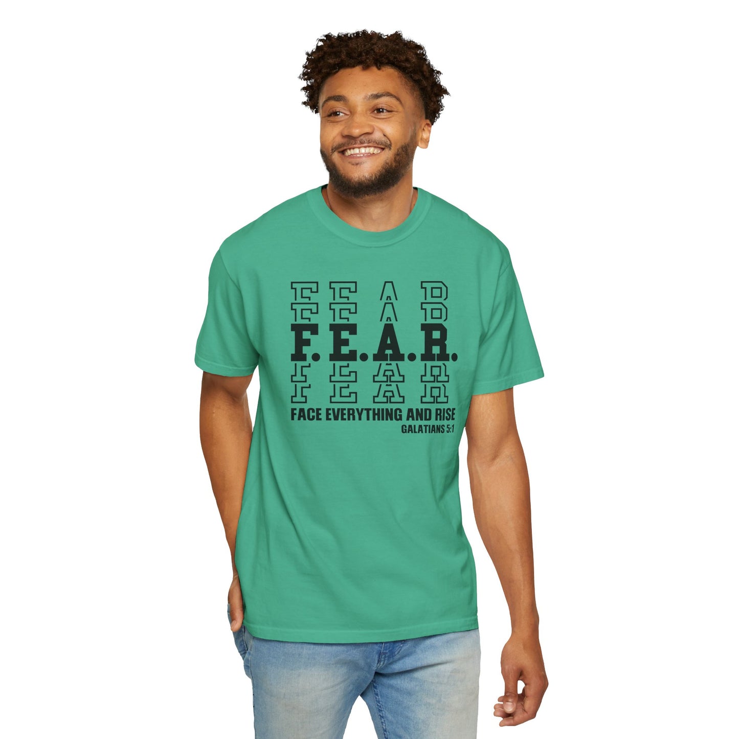 FEAR Face Everything And Rise Unisex Christian T-shirt