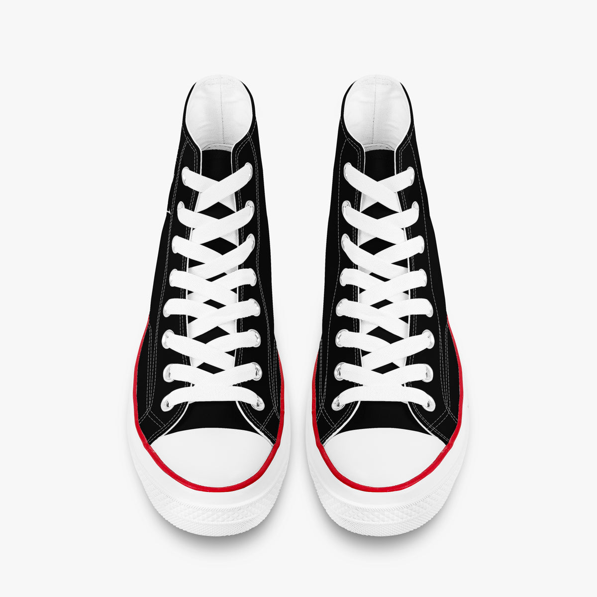 Divinely Coded unisex Christian high-top canvas sneakers, view 2