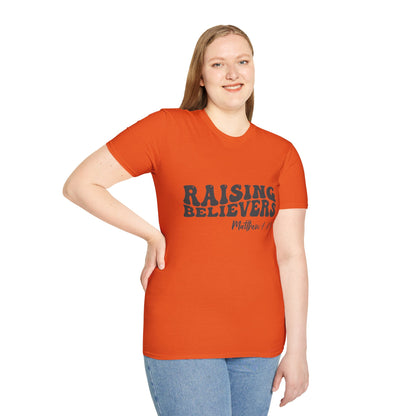 Raising Believers Christian Unisex T-shirt