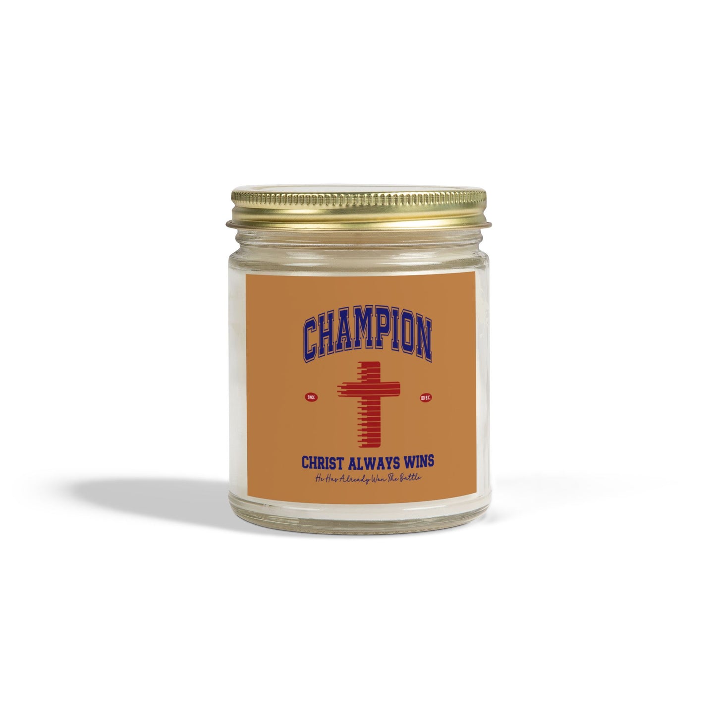 Champion Christ Always Wins Christian Scented Candle (4oz, 9oz)