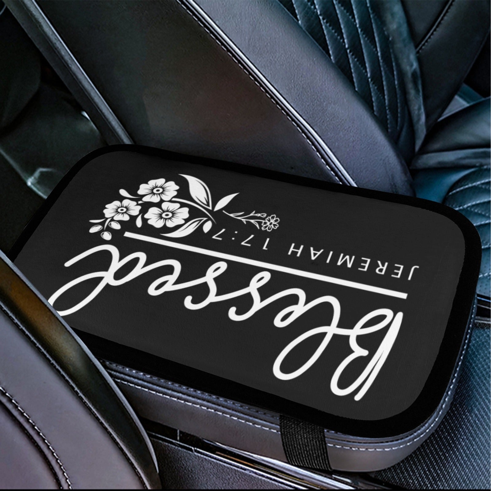 Blessed Car Armrest Cover - ClaimedbyGodDesigns