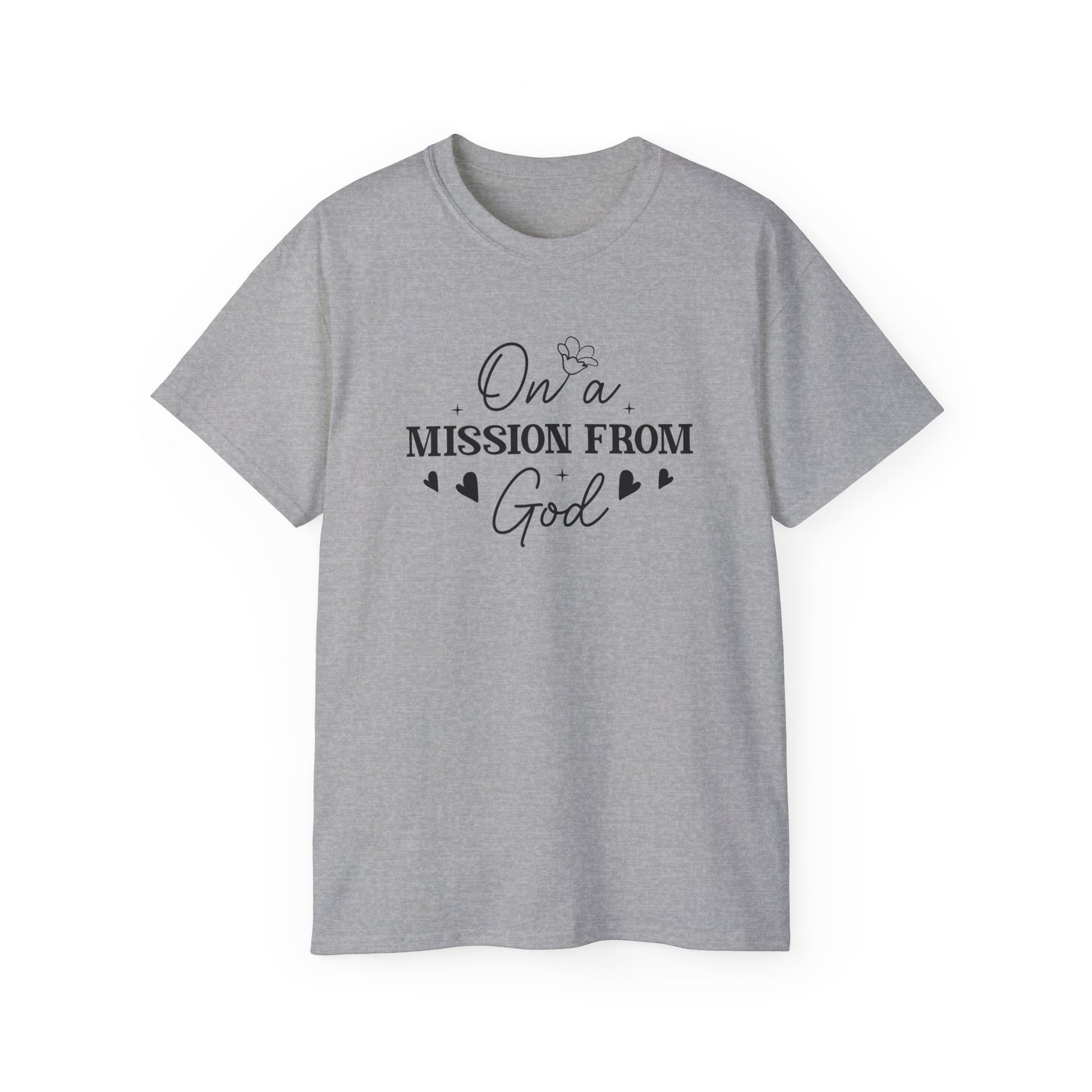 On A Mission From God Unisex Christian Ultra Cotton Tee Printify