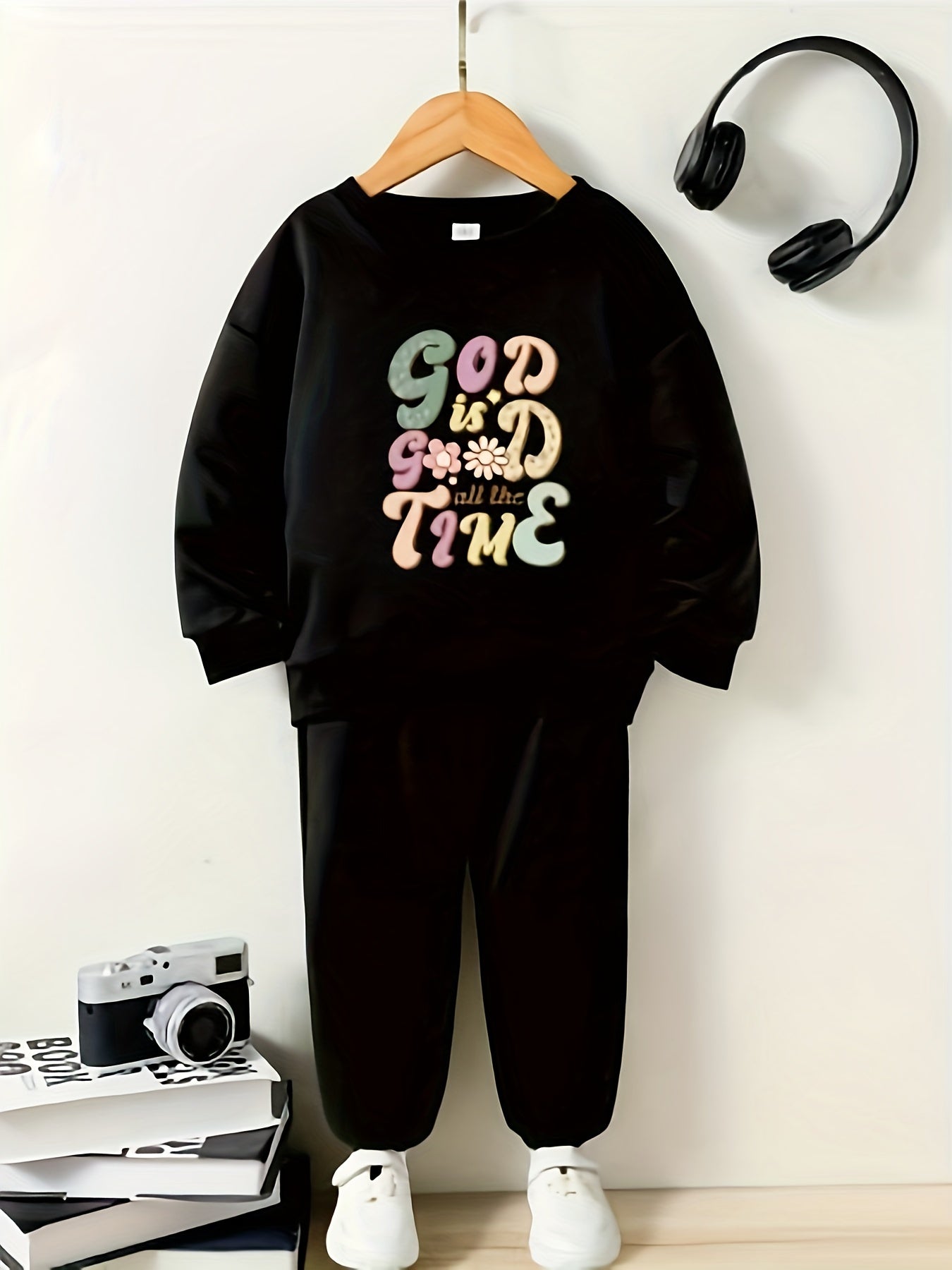 GOD IS GOOD ALL THE TIME Youth Christian Casual Outfit claimedbygoddesigns
