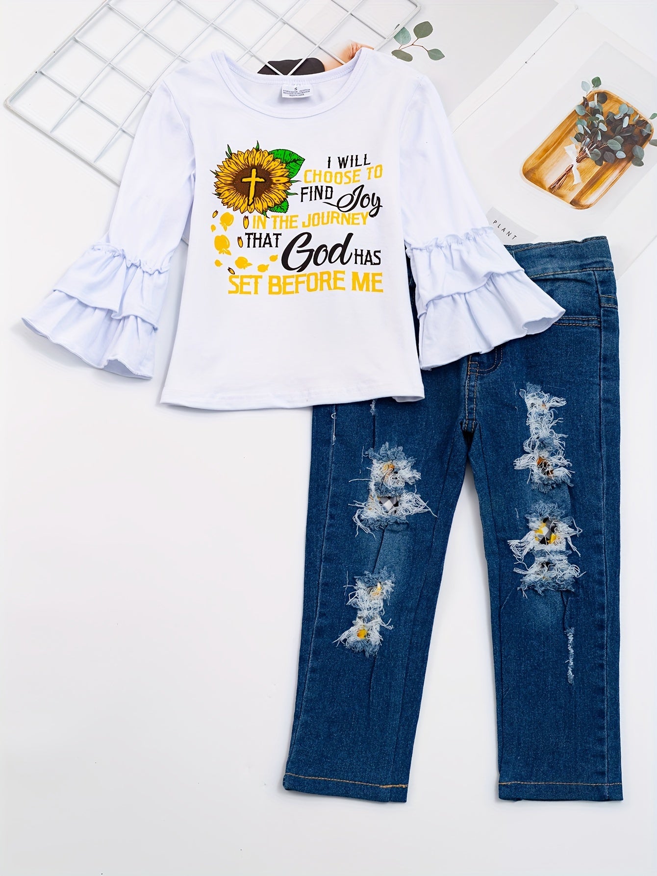 I Will Choose To Find Joy In The Journey That God Has Set Before Me Youth Christian Casual Outfit claimedbygoddesigns