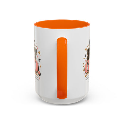 Accent Coffee Mug - “IYKYK But God” Inspirational Christian Coffee Mug (11/15oz)