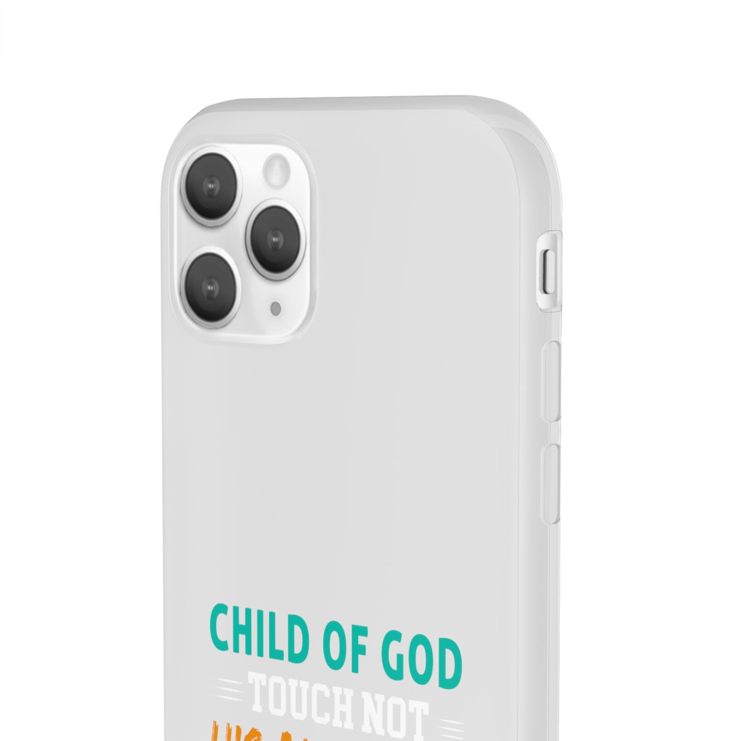 Child Of God Touch Not His Anointed Christian Flexi Phone Case Printify