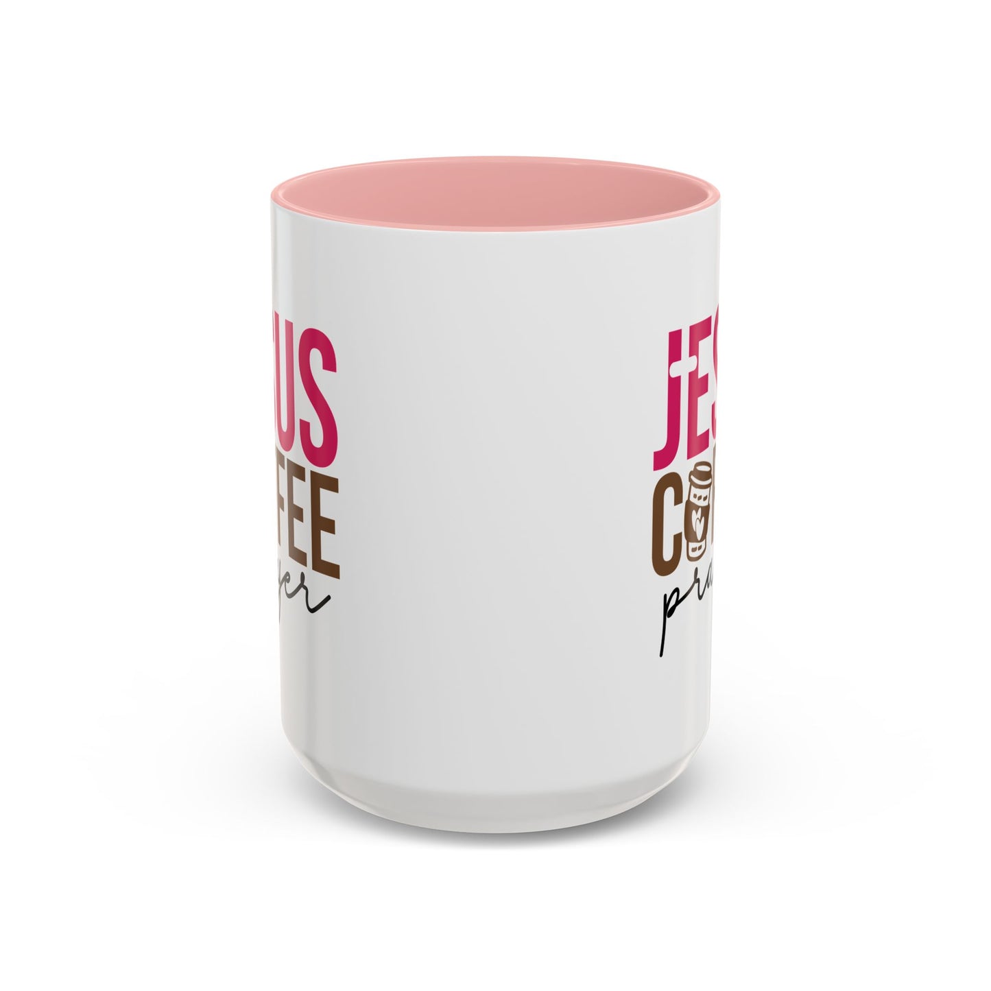 Faith-Inspired Coffee Prayer Accent Mug - Faith Inspired Gift for Coffee Lovers, Religious Drinkware, Inspirational Kitchen Decor