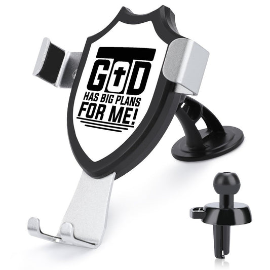 God Has Big Plans For Me Christian Car Mount Mobile Phone Holder SALE-Personal Design