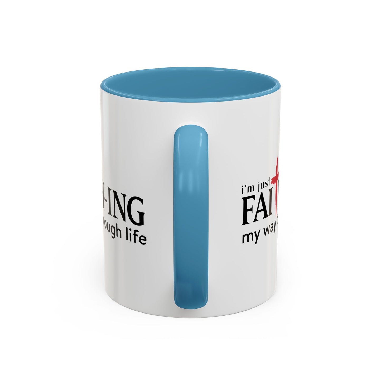 Faith-Inspired Coffee Accent Mug - Motivational Drinkware for Daily Inspiration