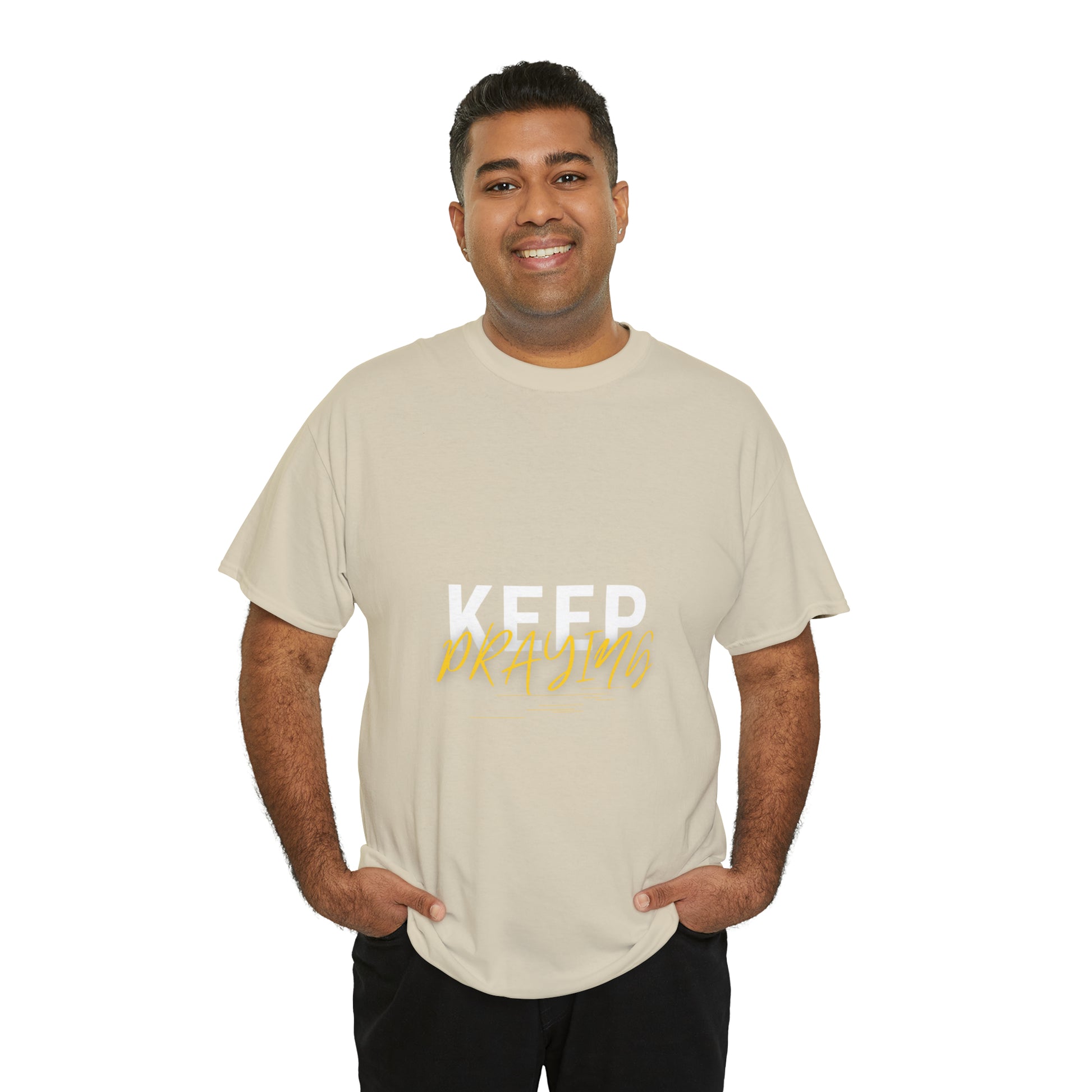 Keep Praying Unisex Heavy Cotton Tee Printify