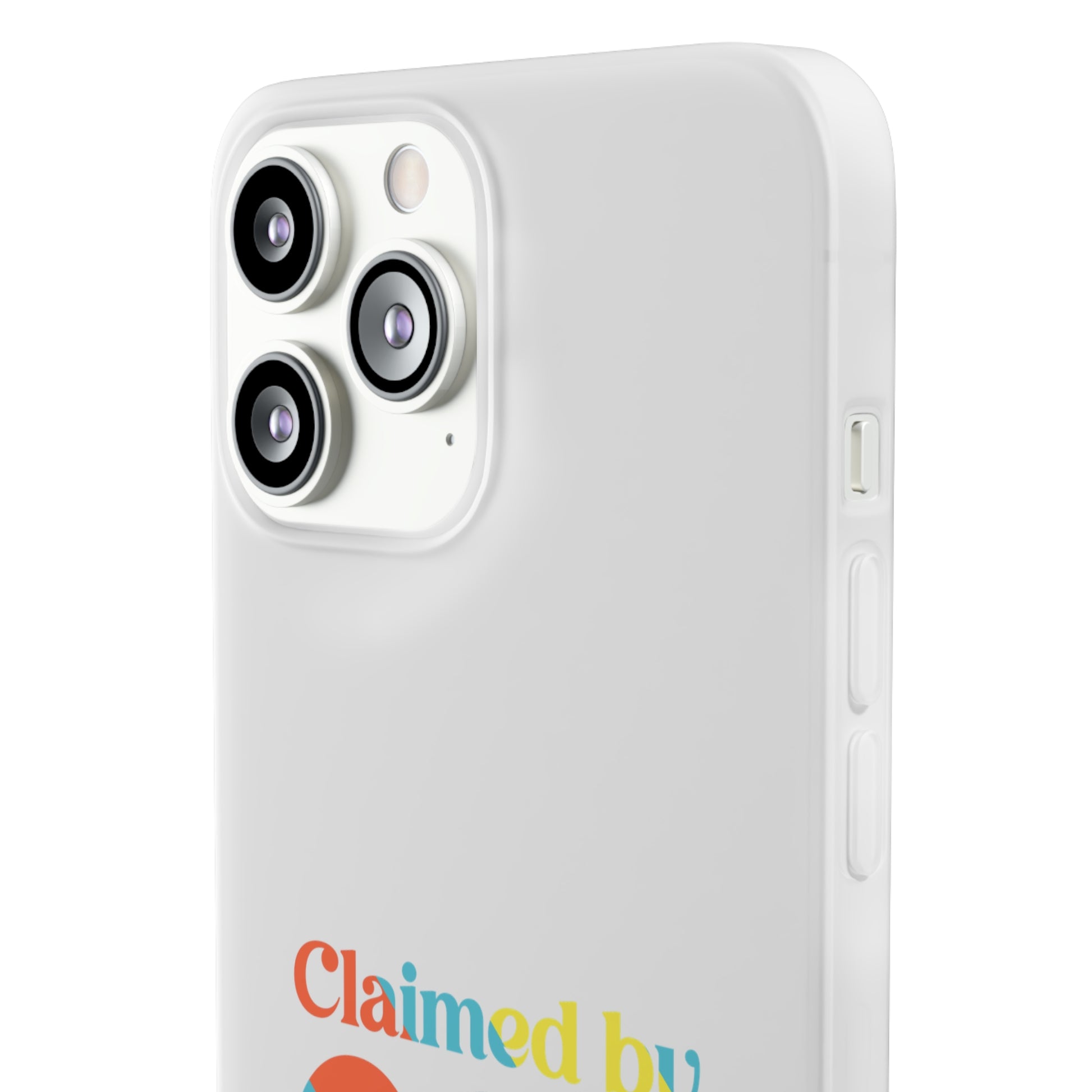 Claimed By God Purpose Over Pain Christian Flexi Phone Case Printify