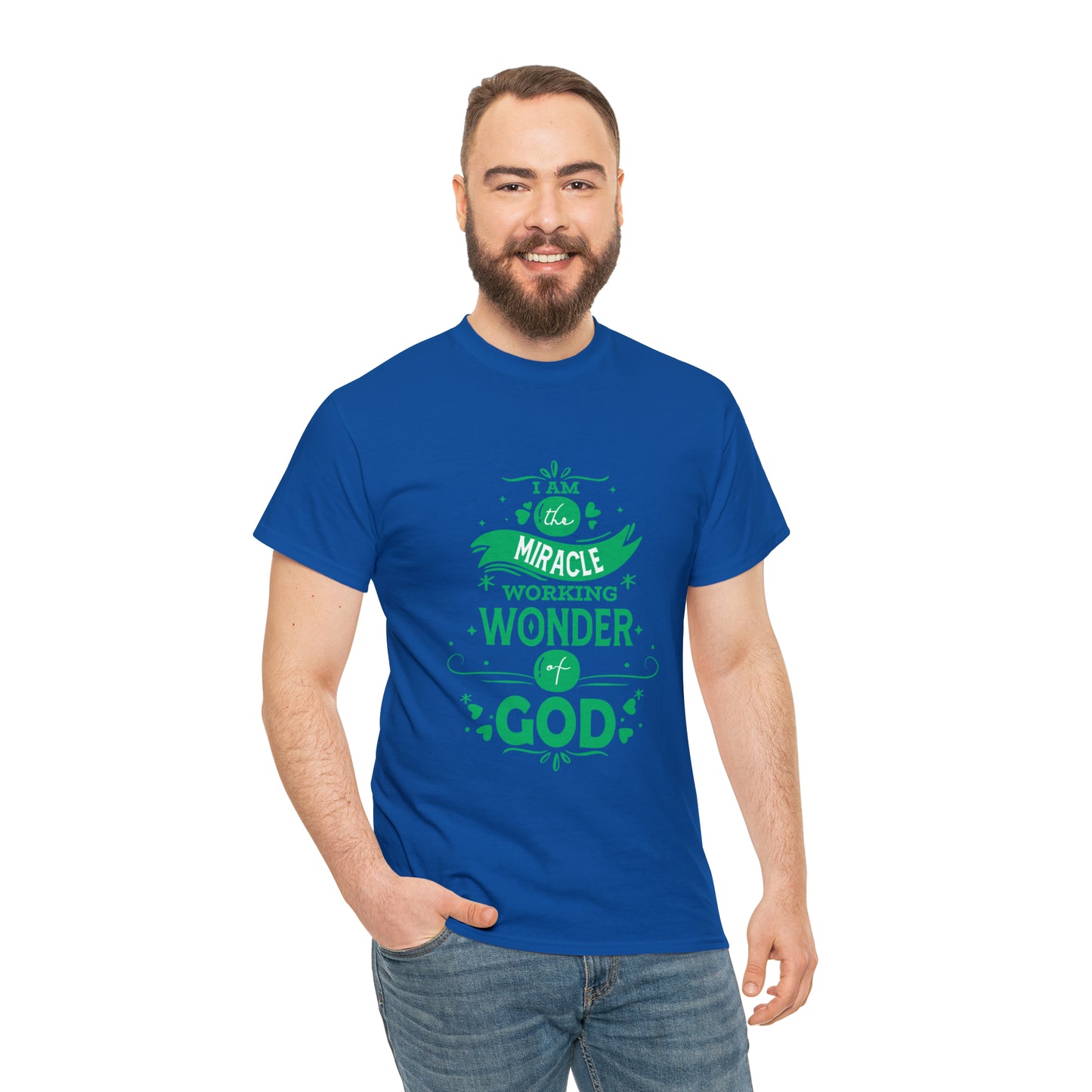 I Am The Miracle Working Wonder Of God Unisex Heavy Cotton Tee