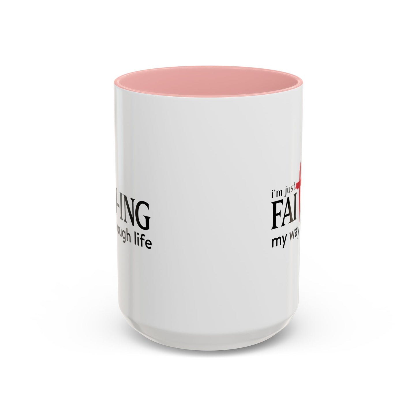 Faith-Inspired Coffee Accent Mug - Motivational Drinkware for Daily Inspiration