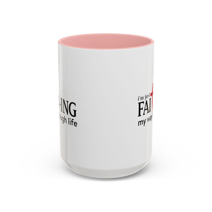 Faith-Inspired Coffee Accent Mug - Motivational Drinkware for Daily Inspiration