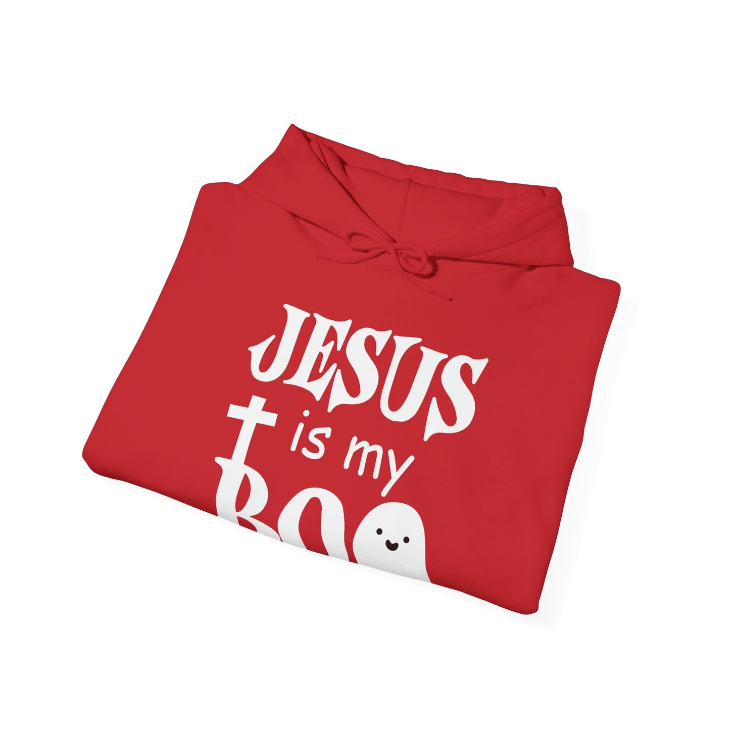 Jesus Is My Boo Halloween Unisex Christian Pullover Hooded Sweatshirt