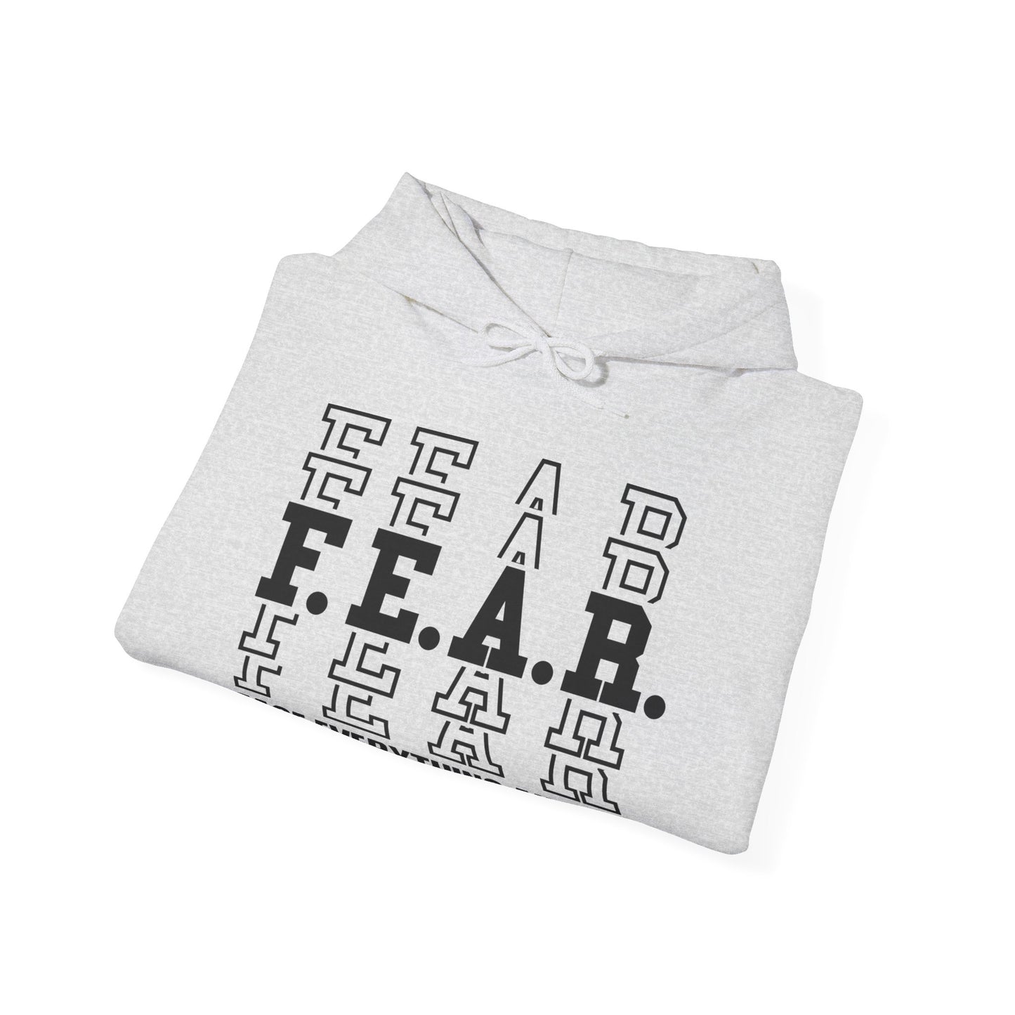 FEAR Face Everything And Rise Unisex Christian Hooded Pullover Sweatshirt