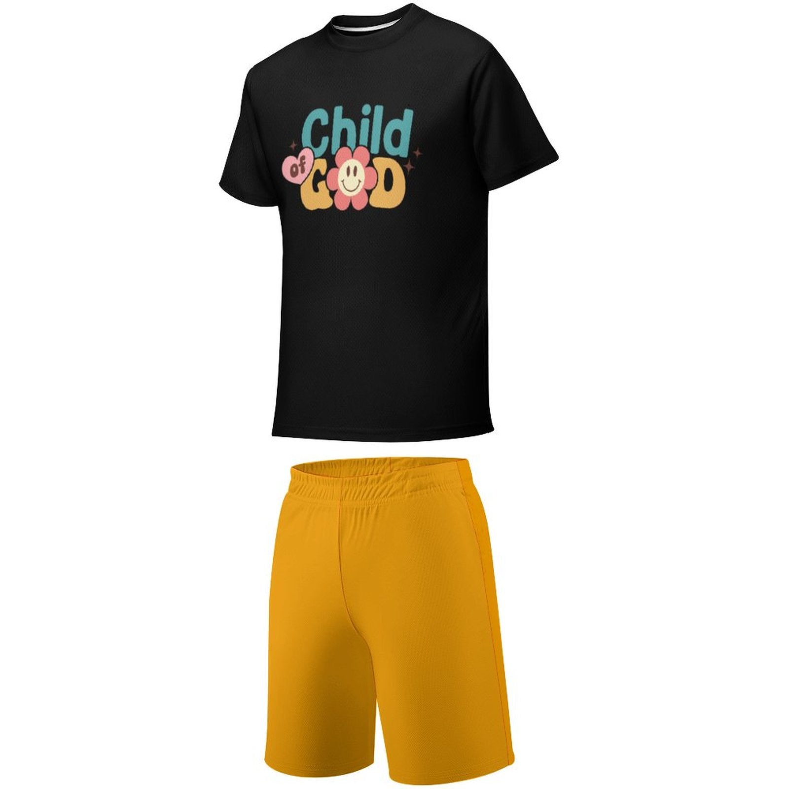 Child Of God Youth Christian Casual Shorts Set SALE-Personal Design