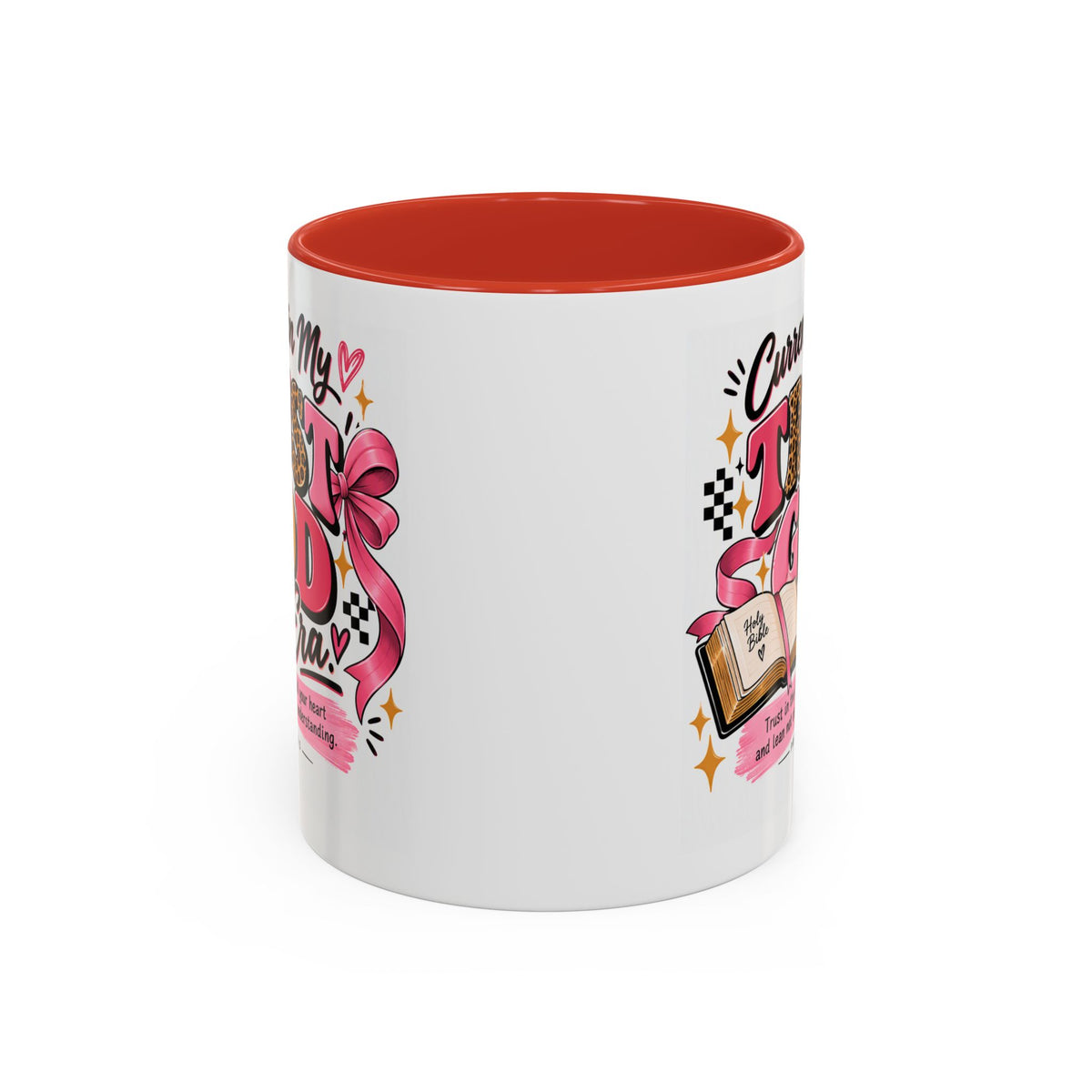 Currently in My Trust God Era Coffee Mug