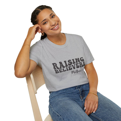 Raising Believers Christian Unisex T-shirt