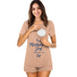 Multiplying Joy Christian Maternity Short Sleeve Pajama Set - ClaimedbyGodDesigns