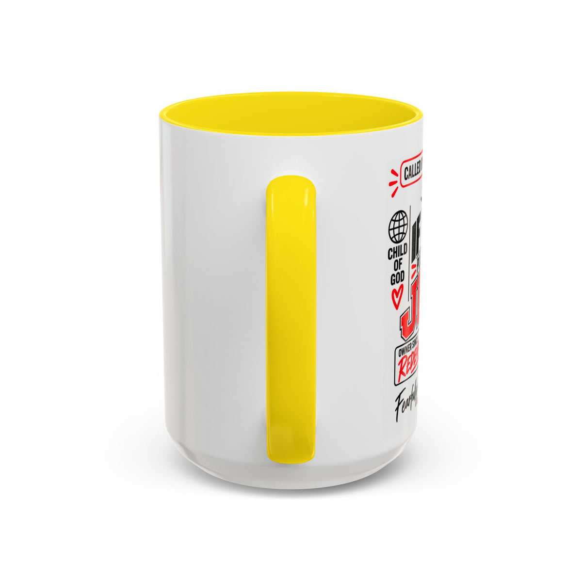 If Found, Return to Jesus Personalized Christian Coffee Mug — Called by Name Accent Mug (15oz)