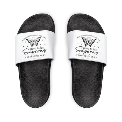 Inspirational Women's Removable - Strap Spanish Sandals - Comfortable Summer Footwear, Beach Sandals, Custom Slippers, Vacation Footwear, Casual [...] - ClaimedbyGodDesigns