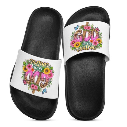 God Is In Control Christian Children's Sandals - ClaimedbyGodDesigns