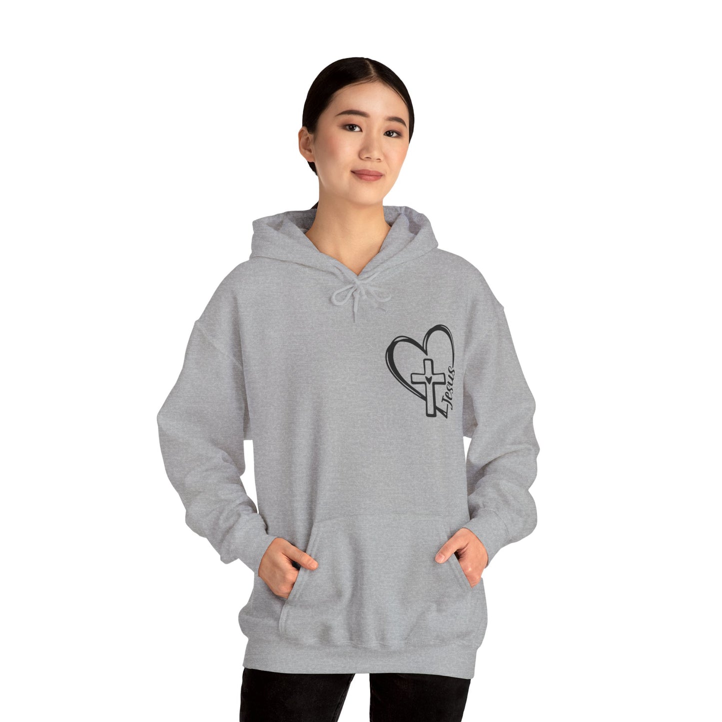 Jesus I Found My Hope  Unisex Christian Hooded Pullover Sweatshirt