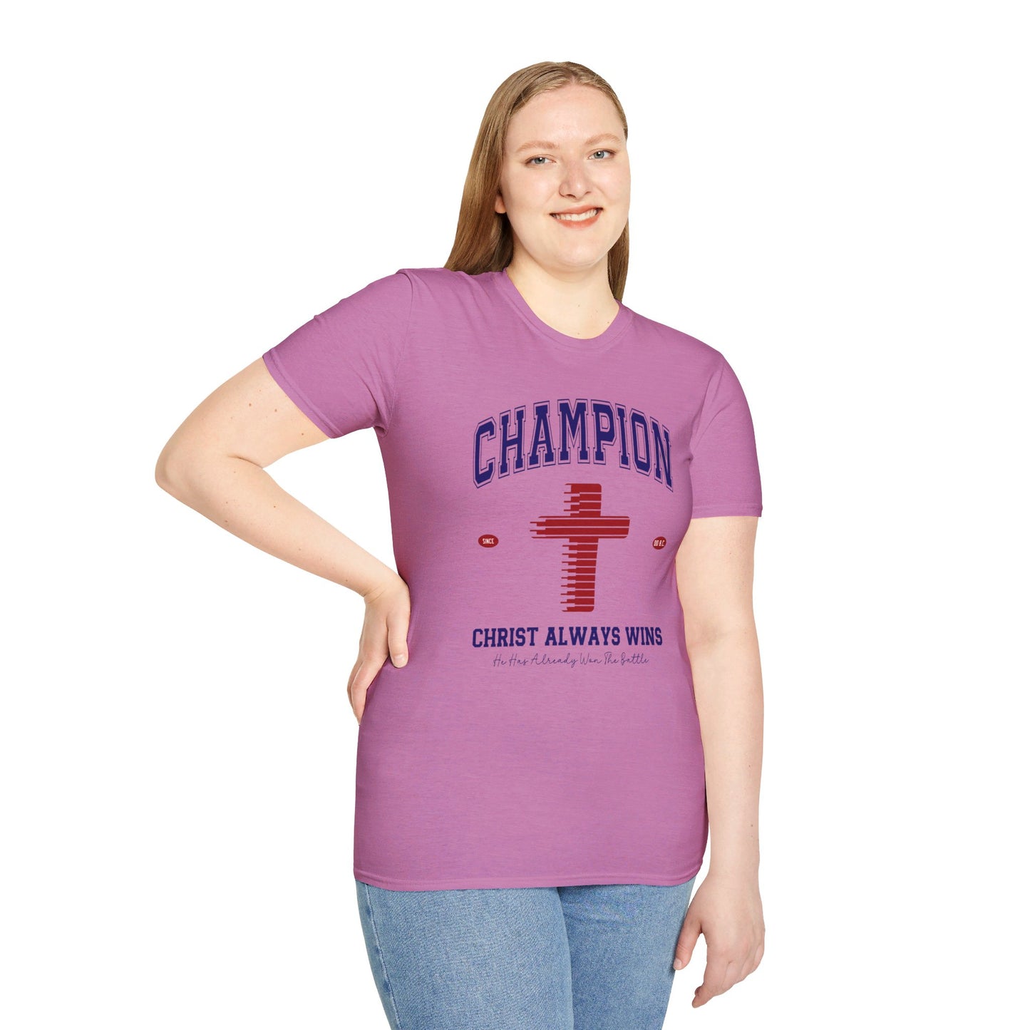 Champion Christ Always Wins Unisex Christian T-shirt