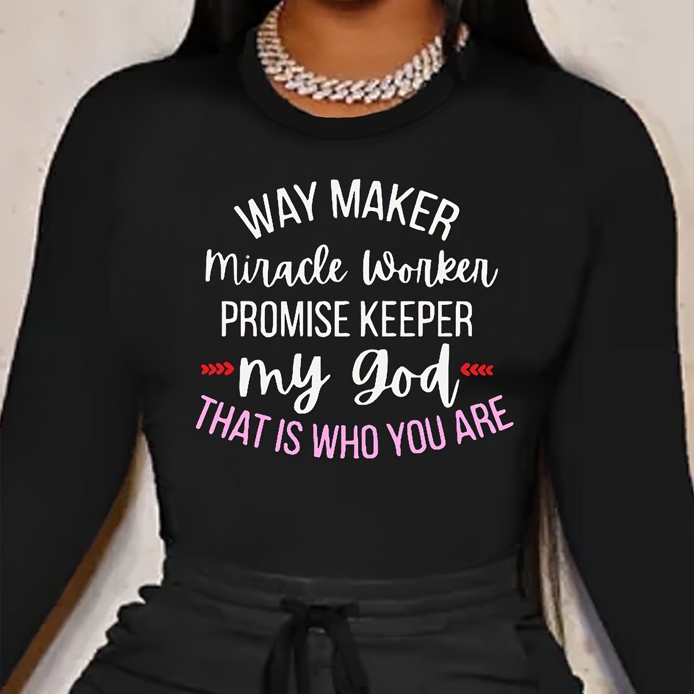 My God That Is Who You Are Plus Size Women's Pullover Sweatshirt claimedbygoddesigns