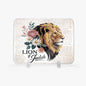 Lion Of Judah Acrylic Plaque with Stand - Rectangle - ClaimedbyGodDesigns