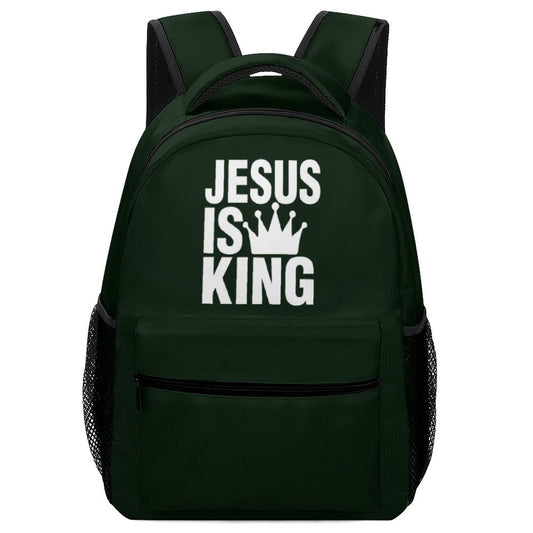 Jesus Is King Christian Children's School Backpack