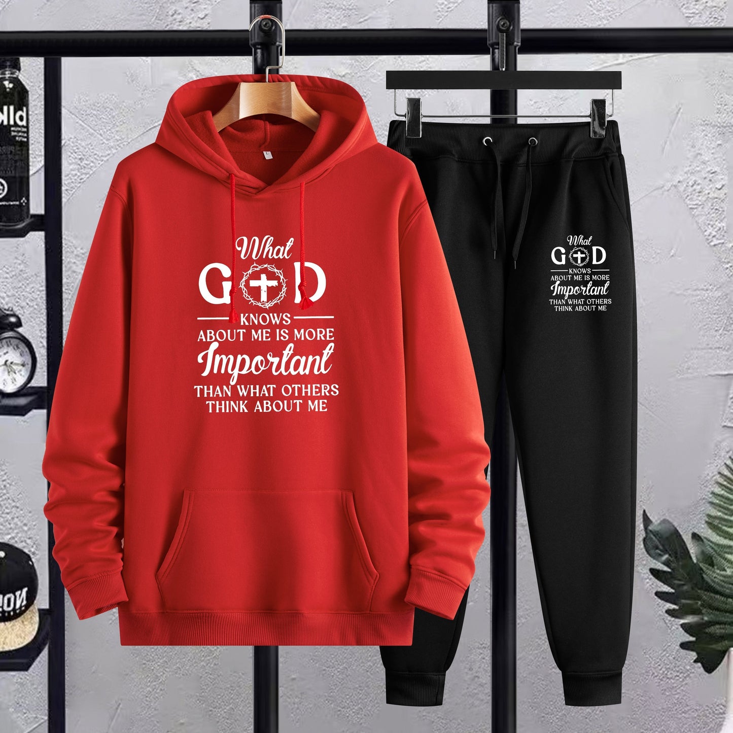 What God Knows About Me Is More Important Than What Others Think About Me Men's Christian Casual Outfit claimedbygoddesigns