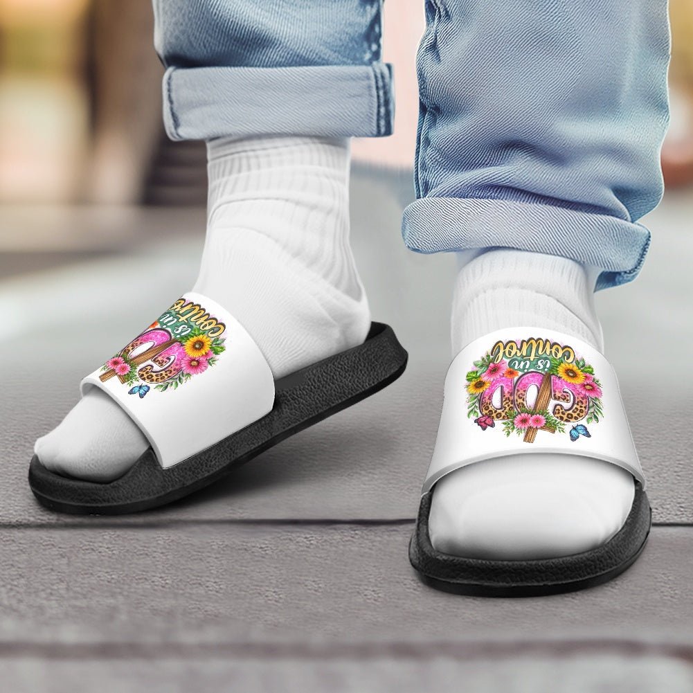 God Is In Control Christian Children's Sandals - ClaimedbyGodDesigns