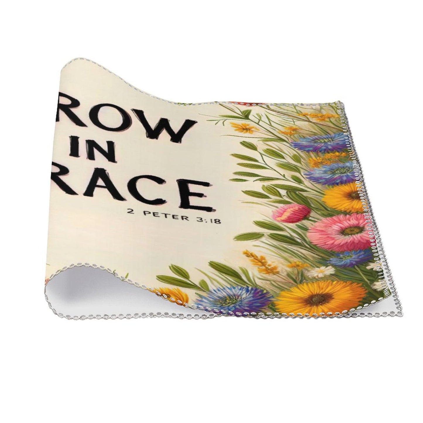 Grow In Grace Christian Table Placemat Set of 4