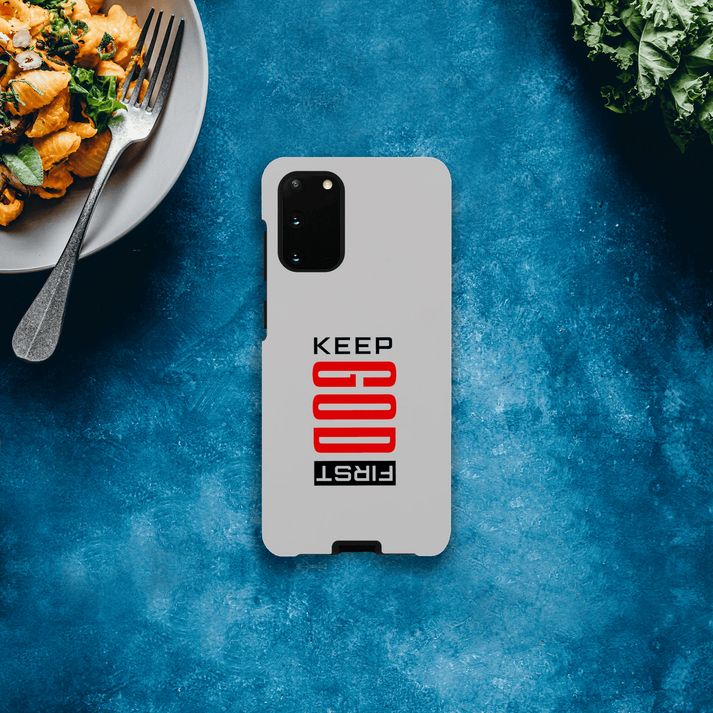 Keep Him First Christian Tough Phone Case For Samsung Galaxy - ClaimedbyGodDesigns