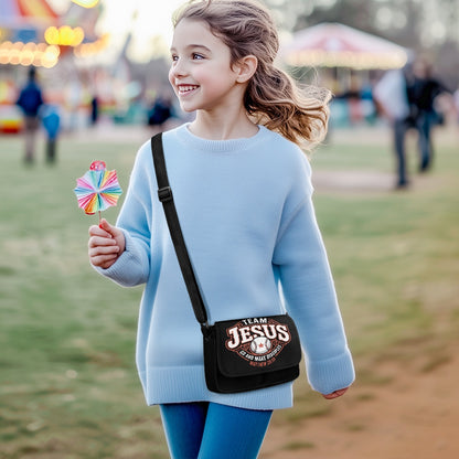 Team Jesus Christian Kids Flap Crossbody Bag